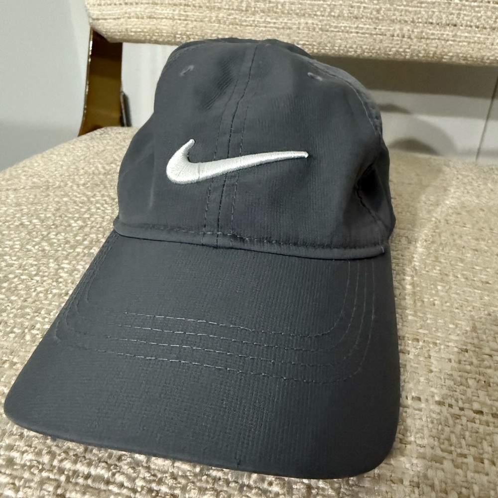 Nike Dark Gray Hat with White Logo